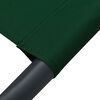 vidaXL Patio Lounge Bed with Canopy & Pillow Green