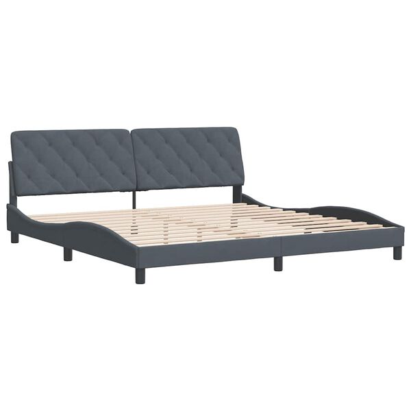 vidaXL Bed Frame Dark Grey