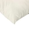 vidaXL Pallet Cushion Melange cream 100% polyester 23.6 in x 23.6 in