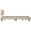 vidaXL Bed Frame Sonoma oak Engineered wood King Durable Bed Frame