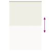 vidaXL Roller Blind Off white Polyester, Aluminum 57.1 in x 82.7 in