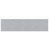 vidaXL Wall Shelf Gray Honeycomb MDF, metal 35.4 in long Wall Shelf