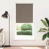 vidaXL Black Out Roller Blinds Coffee Polyester, Aluminum, PVC