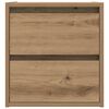 vidaXL Wall-mounted Bedside Cabinet Set of 2 Artisan Oak Engineered wood