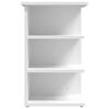 vidaXL Side Cabinet White Engineered wood 13.8 x 13.8 x 21.7 in