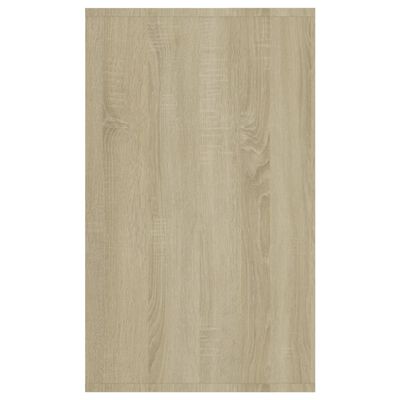 vidaXL Sideboard with 3 Drawers Sonoma Oak 47.2"x16.1"x29.5" Engineered Wood
