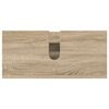 vidaXL Bathroom Furniture Set with Drawer with Shelf 4 pcs Sonoma Oak