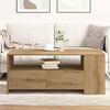 vidaXL Coffee Table with Drawer Artisan Oak 40.16 x 21.65 x 17.13 in