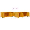vidaXL TV Cabinet Mustard Yellow Cold-rolled Steel 39.6 x 15.4 x 17.1 in