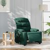 vidaXL Electric Massage Recliner Chair Dark Green