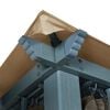 vidaXL Gazebo with Curtain 157.5x118.1" Taupe Aluminium