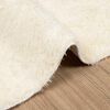 vidaXL Shaggy Rug Cream 100% Polyester 94.5 x 133.9 in Non-slip