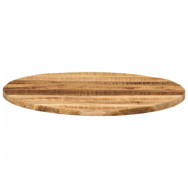 vidaXL Table Top Natural Solid mango wood 27.6 in diameter Durable