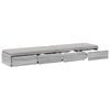 vidaXL Bed Drawers Grey Sonoma 59.06 x 14.37 x 6.50 in Engineered Wood