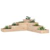 vidaXL Garden Planter 4-Tier 41.7x41.1x14.2" Solid Wood Pine