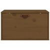 vidaXL Wall Cabinet Honey brown Solid pine wood Medium Wall Cabinet