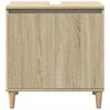 vidaXL Sink Cabinet Sonoma oak Engineered wood Medium Sink Cabinet