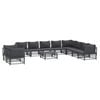 vidaXL Garden Lounge Set Anthracite