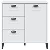 vidaXL Storage Cabinet White Engineered Wood 31.5 in x 15.7 in x 31.5 in