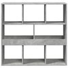 vidaXL Book Cabinet Concrete Grey Engineered Wood