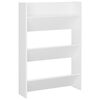 vidaXL Wall Shoe Cabinets 2 pcs White 23.6"x7.1"x35.4" Engineered Wood