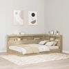 vidaXL Storage Headboard Sonoma Oak 47.24 in Engineered Wood