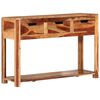 vidaXL Console Table Light brown Solid acacia wood Medium Console Table