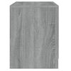 vidaXL Bedside Cabinet Set of 2 Grey sonoma Engineered wood