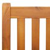 vidaXL Garden Swing Bench Brown 119 x 35 x 47cm Solid Acacia wood
