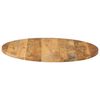 vidaXL Table Top Natural wood Solid mango wood 27.6 in diameter Durable