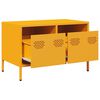 vidaXL TV Cabinet Mustard Yellow Cold-rolled steel Medium