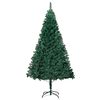vidaXL Artificial Christmas Tree Green PVC, Steel 59.1 in