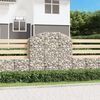 vidaXL Gabion Basket Silver Galvanized iron Extra Large