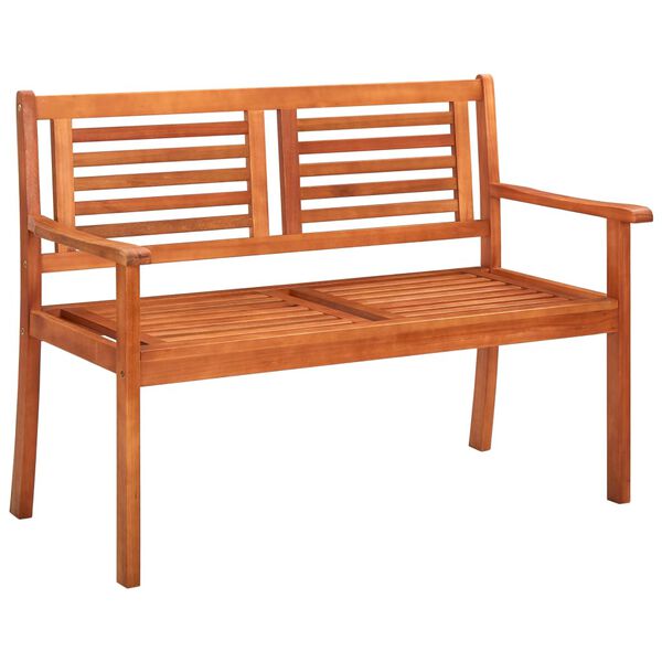 vidaXL Bench Eucalyptus Wood Solid Eucalyptus Wood Seats Many