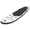 vidaXL Inflatable Stand Up Paddle Board Set Black and White