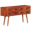 vidaXL Sideboard Brown Solid Mango Wood, Iron Medium Sideboard