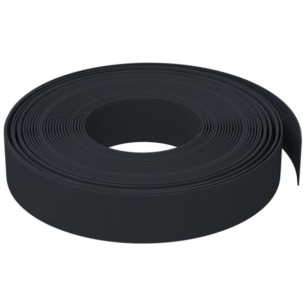 vidaXL Garden Edgings 4 pcs Black 32.8' 3.9" Polyethylene