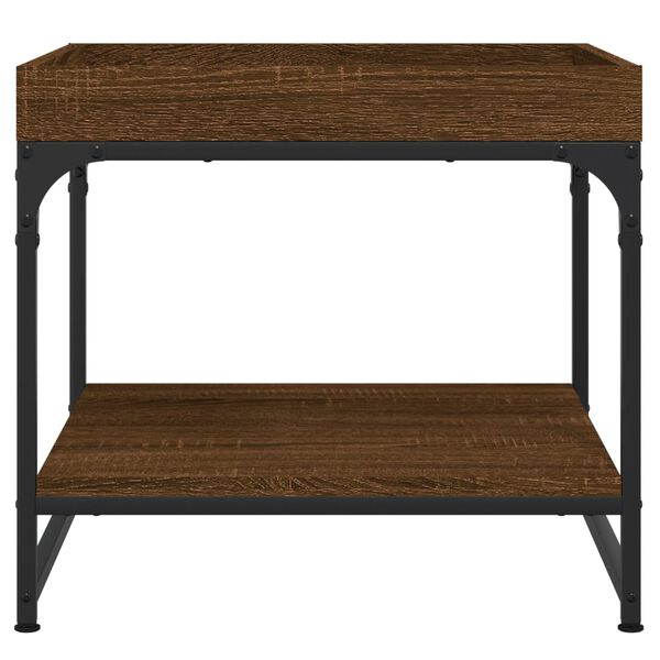 vidaXL Coffee Table Brown Oak Engineered wood Medium Coffee Table