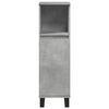 vidaXL Bathroom Cabinet Concrete gray Engineered wood, iron Tall