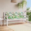 vidaXL Garden Bench Cushion Set of 2 Multicolor Fabric (100% polyester)