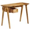 vidaXL Writing Desk Natural Mango Wood Solid Mango Wood Medium