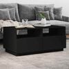 vidaXL Coffee Table Black Engineered wood 35.4 in x 19.3 in x 15.7 in