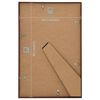 vidaXL Photo Frame Set of 3 Bronze MDF Wall mounting Photo Frame