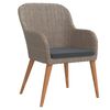 vidaXL Garden Dining Set Brown