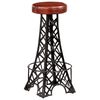 vidaXL Bar Stool Set of 2 Brown and Black