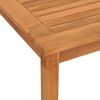 vidaXL Dining Table Teak Solid teak wood 59.1 x 35.4 x 29.5 in Durable