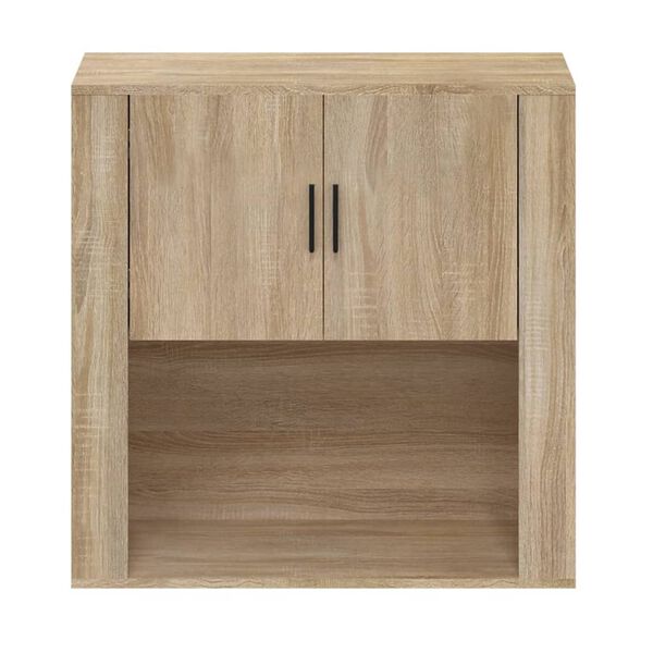 vidaXL Wall Cabinet Sonoma Oak Engineered wood Medium Wall Cabinet