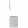 vidaXL Bathroom Furniture Set Concrete Grey Engineered Wood