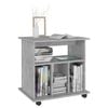 vidaXL Storage Cabinet Concrete grey Engineered wood Medium