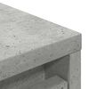 vidaXL Shoe Cabinet Concrete Gray Engineered Wood Medium Shoe Cabinet
